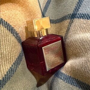 Empty Bottle - Maison Francis Kurkdjian Red and Gold Perfume Bottle